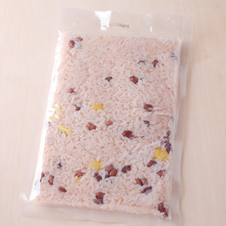 【冷凍商品】
冷凍栗入り赤飯