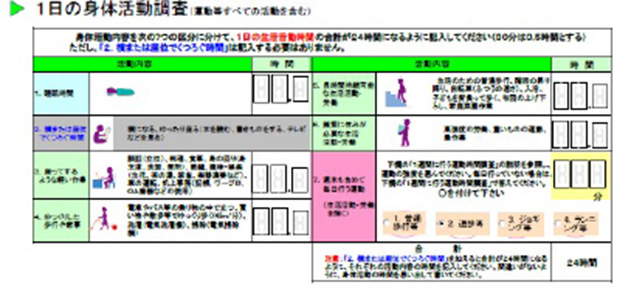 アンケート例