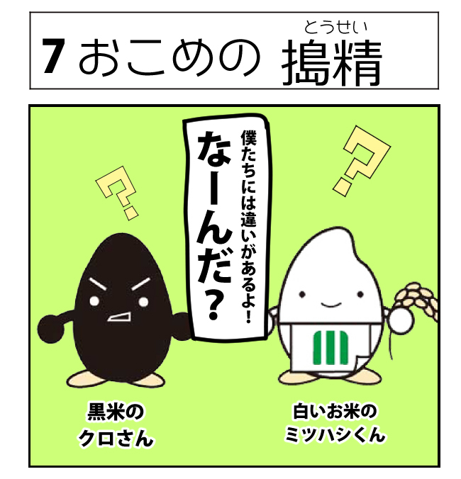 おこめの「搗精」